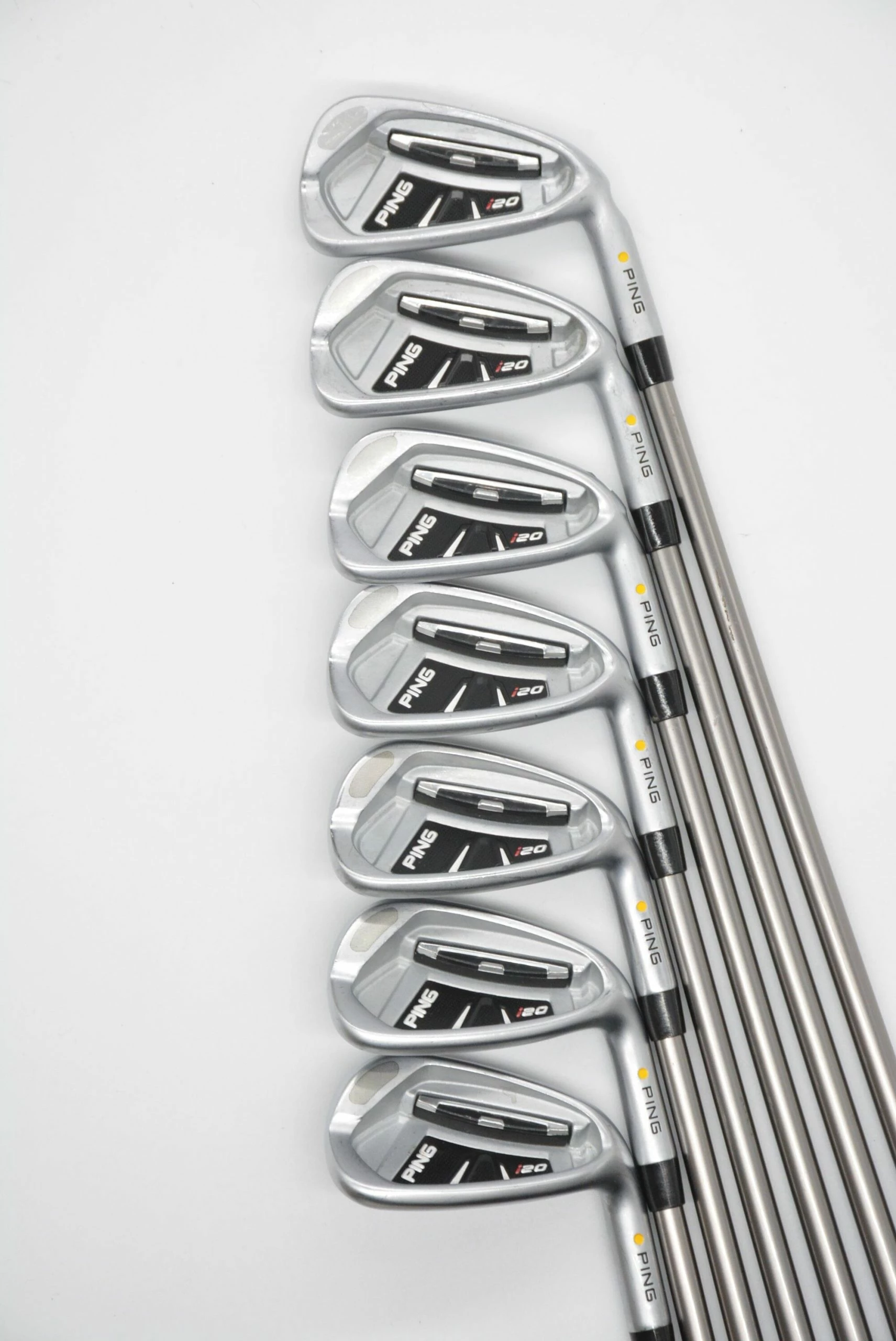 GolfRoots Ping I20 4-5, 7-UW Iron Set R Flex +1" Yellow Dot - Image 2