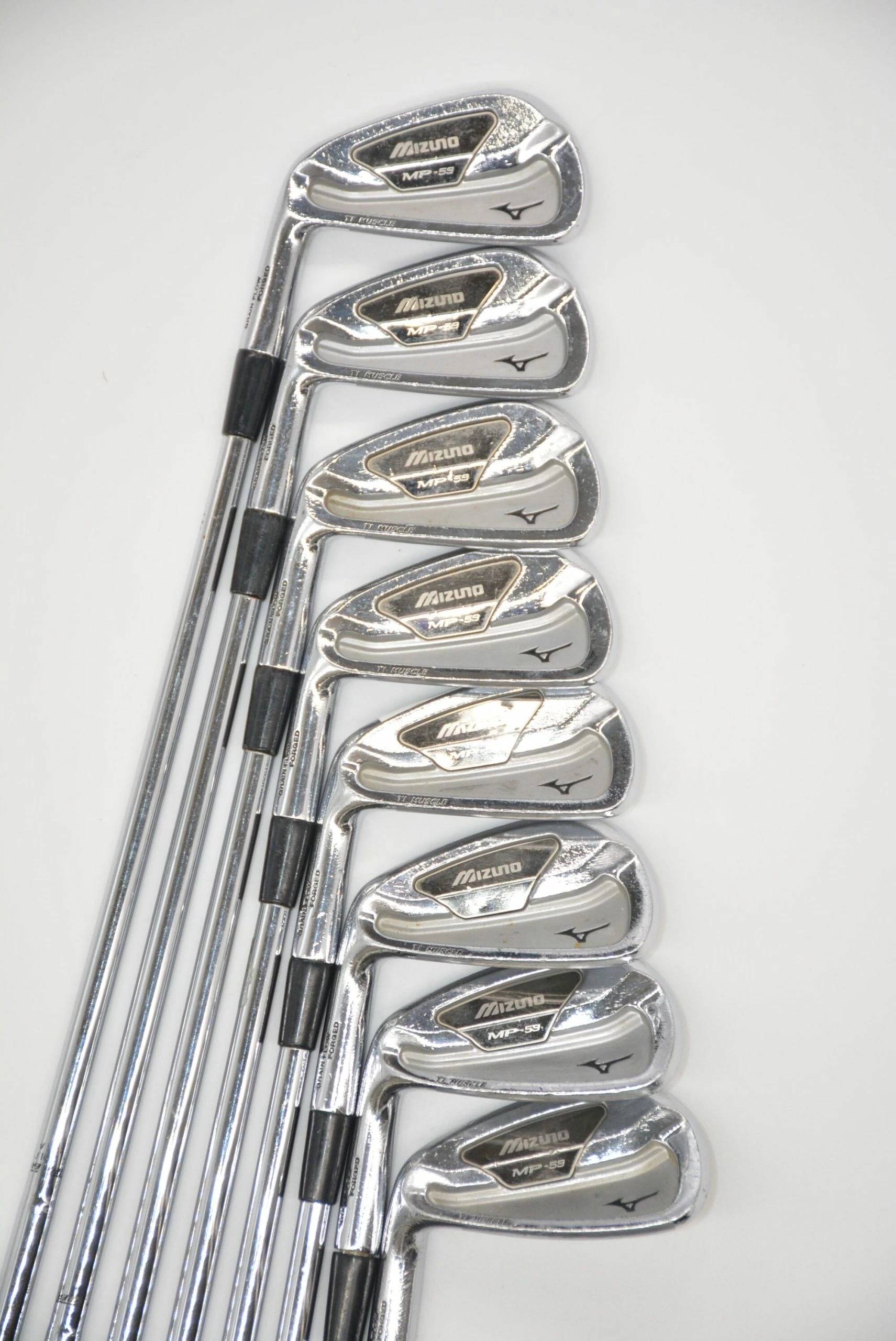 GolfRoots Lefty Mizuno MP-59 3-PW Iron Set S Flex - Image 2