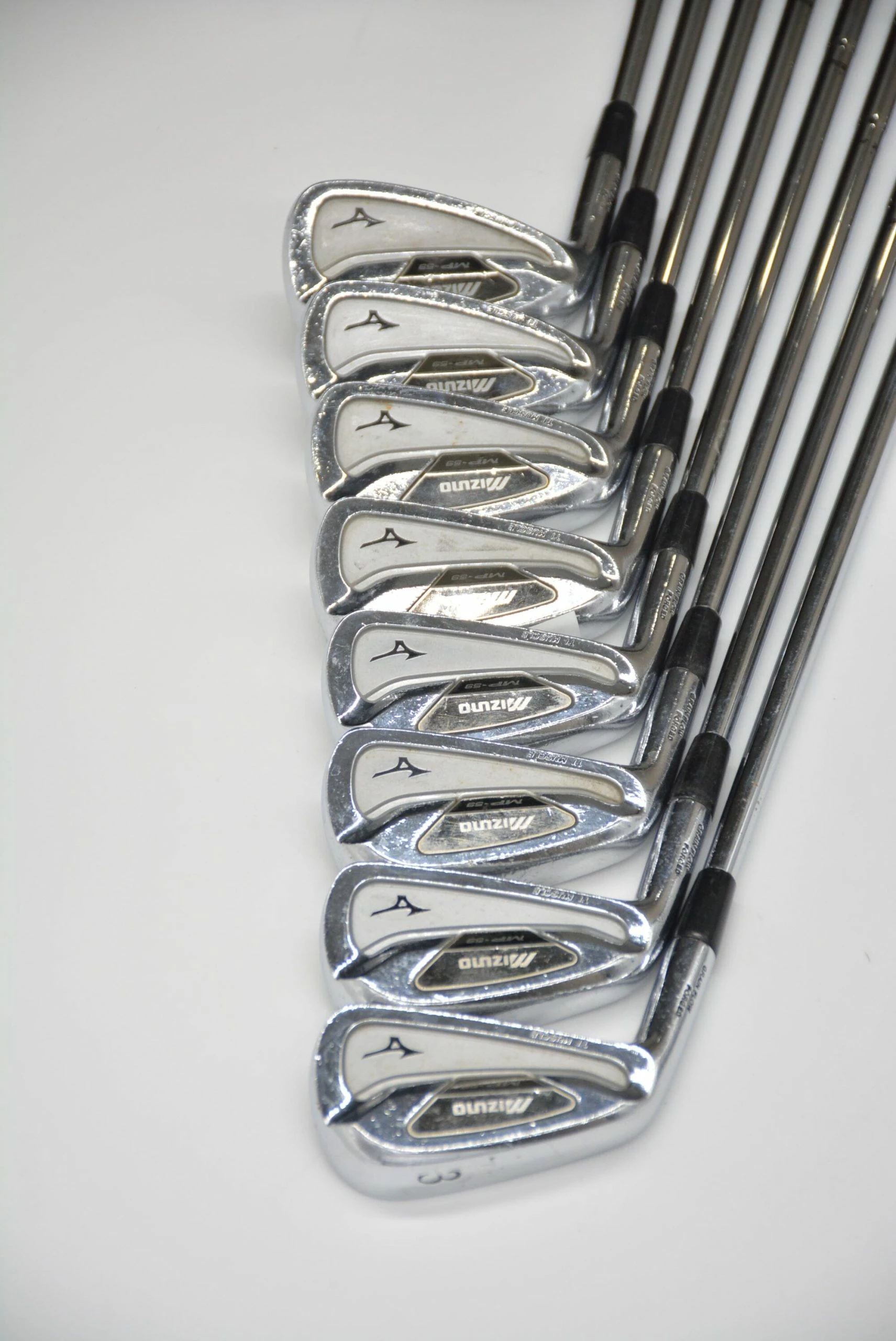 GolfRoots Lefty Mizuno MP-59 3-PW Iron Set S Flex - Image 4