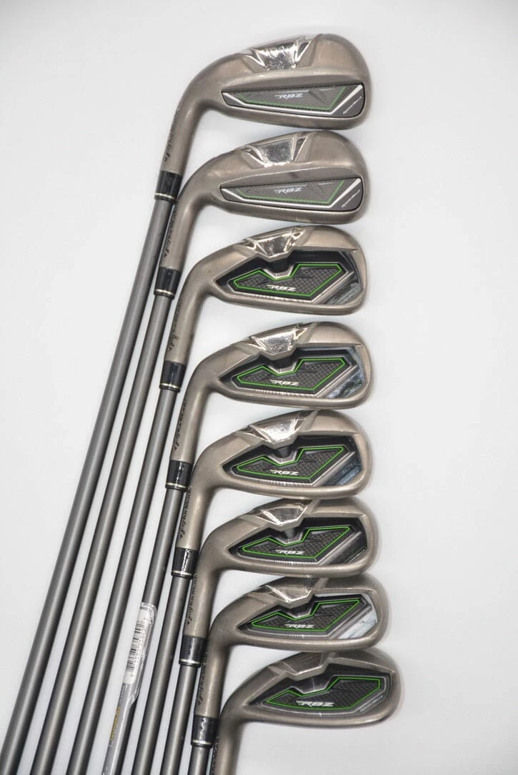 GolfRoots Lefty TaylorMade RBZ 4-AW Iron Set R Flex - Image 2