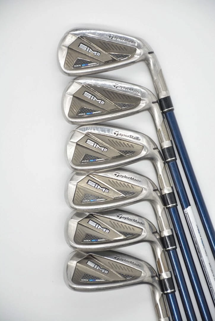 GolfRoots TaylorMade SIM2 Max 5-AW Iron Set R Flex - Image 2