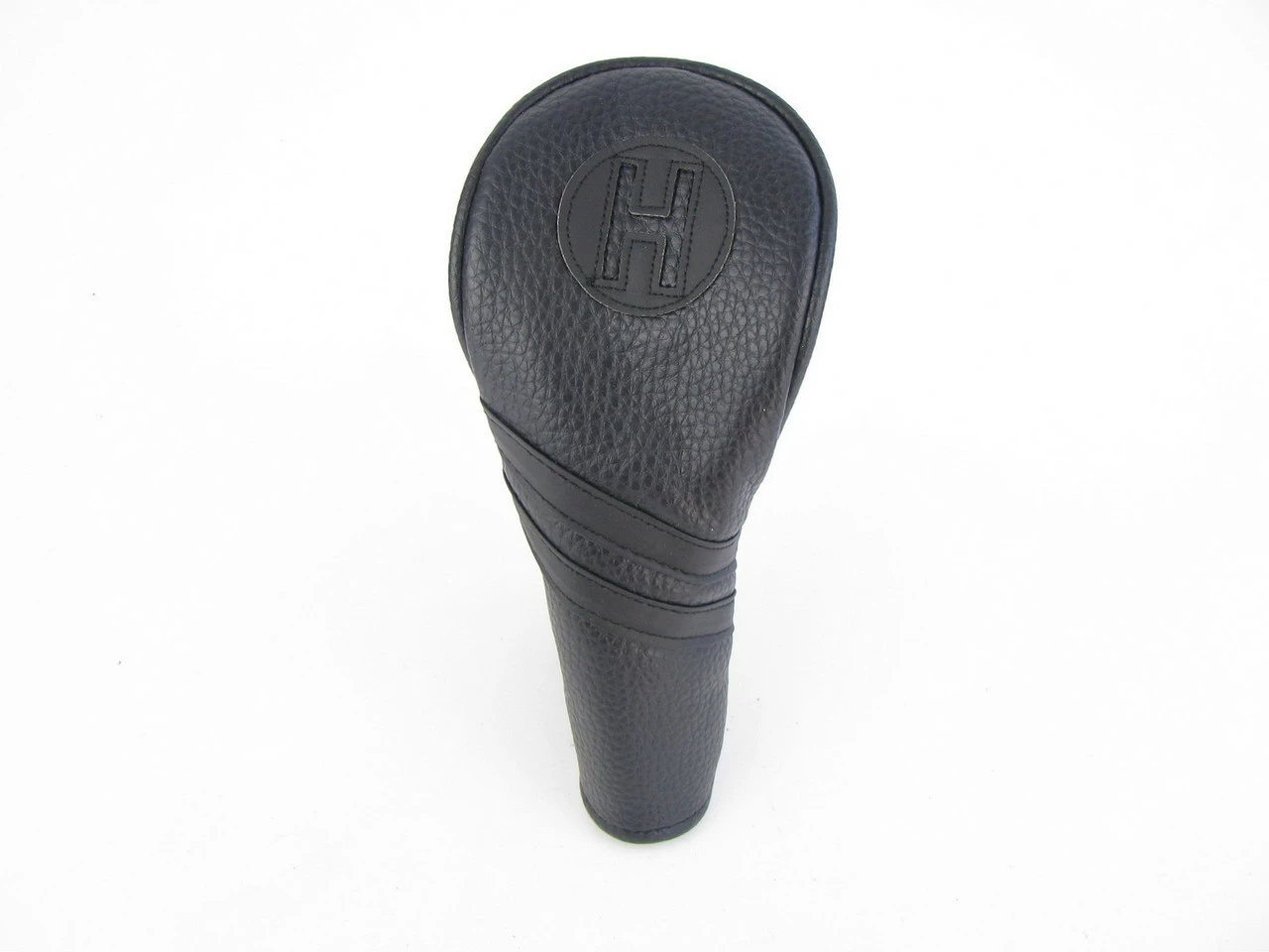 Unbranded Generic Golf Leather Hybrid Headcover BLACK