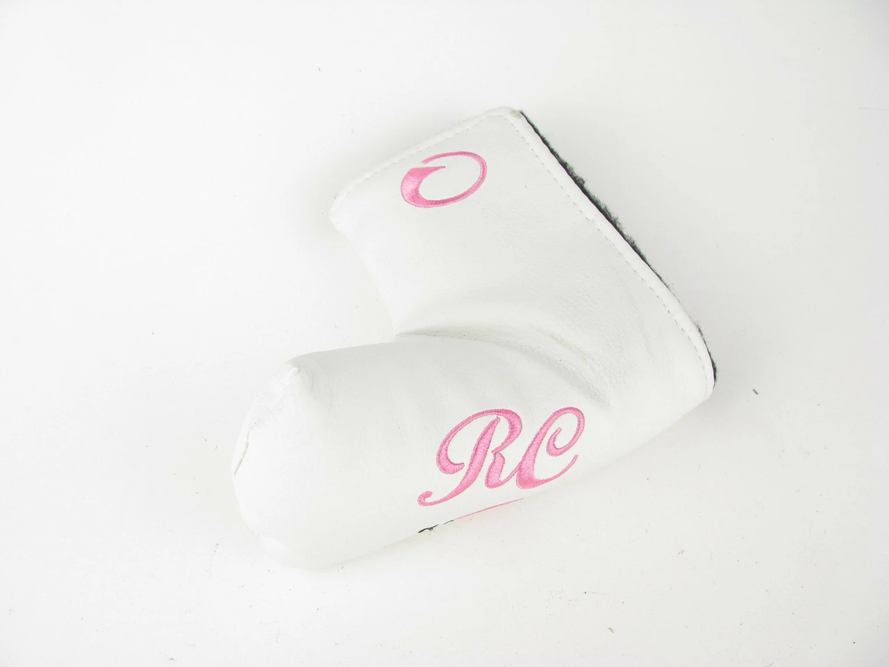 Ray Cook BLADE Putter Headcover WHITE/PINK - Image 2